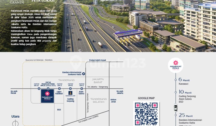 Rukonya Ready di Thn Ini Free PPN Anchor Tenant Aw, Kampung Kecil Ruko Calico Grande