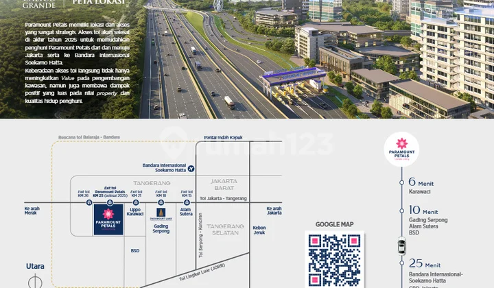 Rukonya Ready di Thn Ini Free PPN Anchor Tenant Aw, Kampung Kecil Ruko Calico Grande