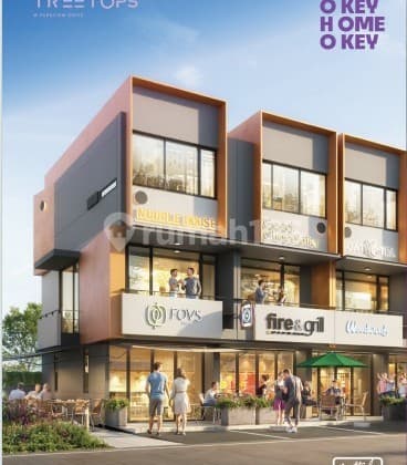 Ruko Terlaris Lokasi Pusat Kota Karawaci Park Serpong New Soho - 3 Lantai, Backyard, Free PPN