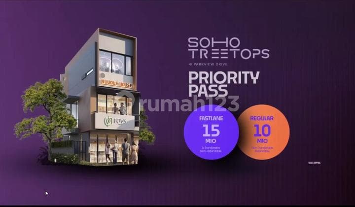 New Soho Premium 3 Lantai Harga Terjangkau - Alfresco & Backyard Included!