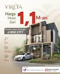 Terdekat Digital Hub & Bsd Business District! 1Man Lokasi Bsd Vireya Sinarmasland