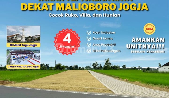 Dekat Kota Jogja, Akses Luas Jalan Aspal