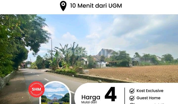 Promo Tanah Jogja, 10 Menit Kampus Ugm, Shm Pekarangan