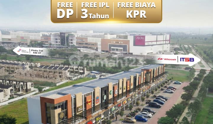 Co- Square Ruko 3 Lantai Untuk Usaha Dan Tempat Tinggal Savasa Deltamas