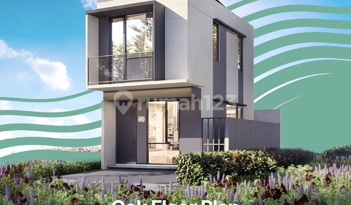 Rumah Murah 2 Lantai!!5Enses Silver Alpha Livin!!