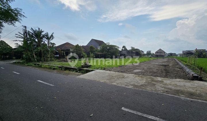 Tanah Dijual Jogja Area Jalan Kaliurang KM 8,5, View Sawah dan Merapi