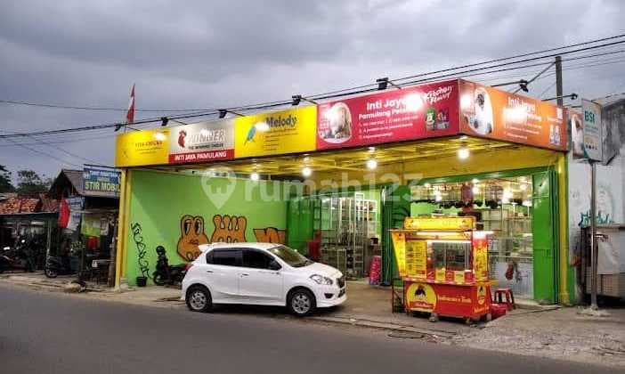 Ruko Satu Lantai Pinggir Jalan Raya Ramai 24 Jam di Pamulang
