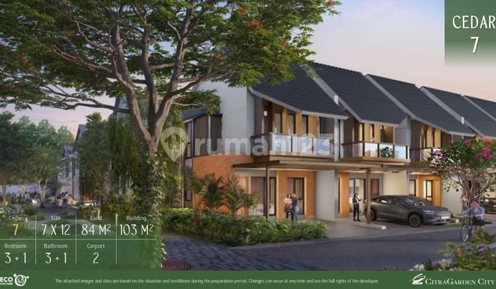 Dijuan Rumah Forestine Citra Garden City Lokasi Strategis