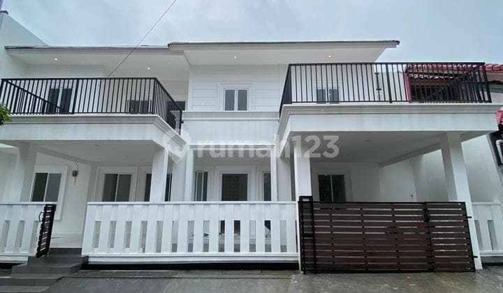 Villa Melati Mas Blok Paling Depan Lebar 15X12 Lokasi Sangat Strategis 2 Lt Brand New Bagus Siap Huni Free Balkon