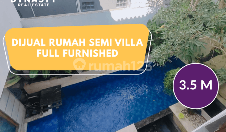 Rumah Mewah Renon Semi Villa 2 Lantai