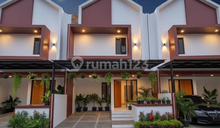 Scandinavian Rumah Dalam Cluster Desain Mewah di Teluk Betung