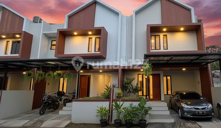 Dalam Cluster Rumah Minimalis Modern di Teluk Betung