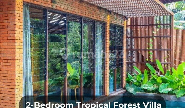 2-Bedroom Tropical Forest Villa With River Views In Ubud, Bali