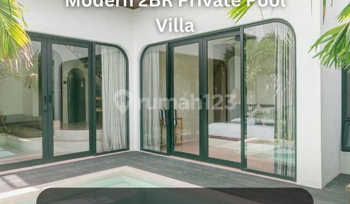 Urban Oasis Near Berawa - Modern 2Br Private Pool Villa