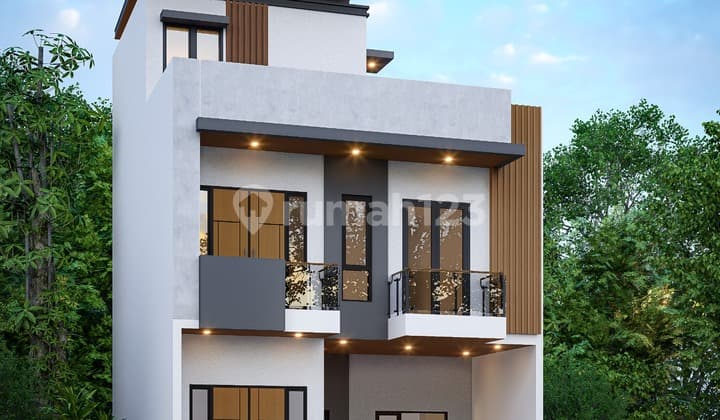 Rumah 2,5 Lantai Rooftop Dalam Cluster On Progres