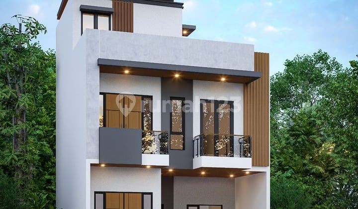 Rumah 2,5 Lantai Rooftop Dalam Cluster On Progres
