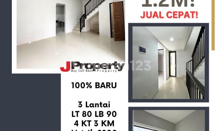 Rumah Baru Kopo Harmonis 3 Lantai Bagus