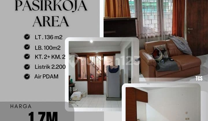 Rumah Nyaman 1 Lantai di Area Pasirkoja Bandung