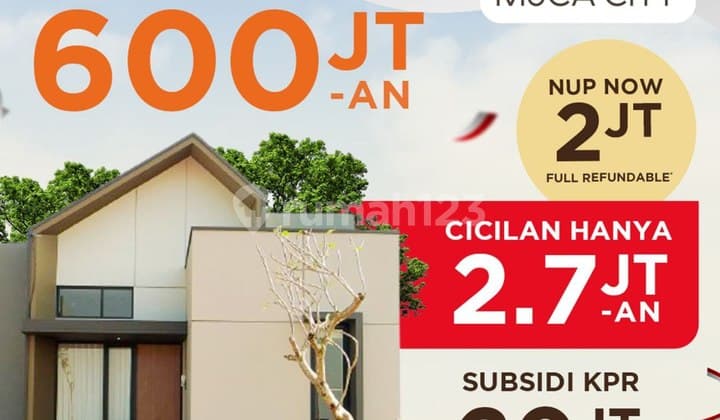 Rumah Baru Siap Huni Moca City,Sidoarjo