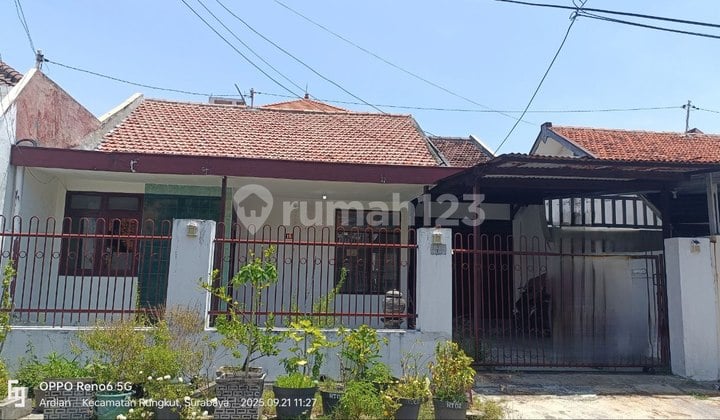 Rumah Rungkut Asri Tengah , Surabaya Dekat dengan Rungkut Industri