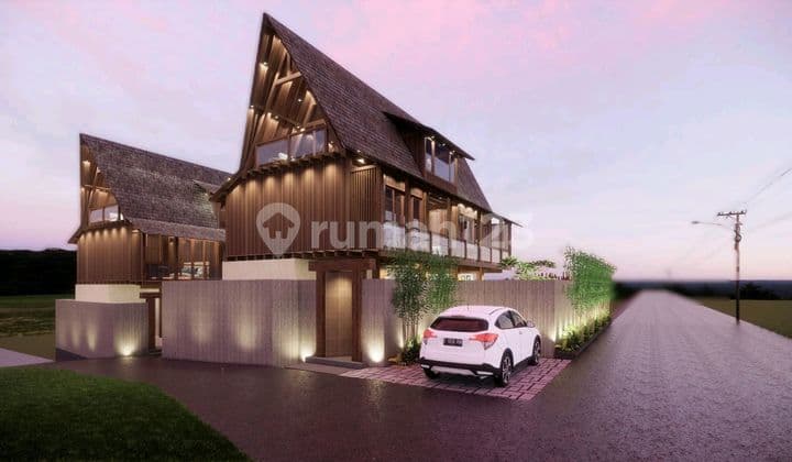 Villa Kayu Baru 3 Kamar di Lokasi Premium Padonan, Canggu