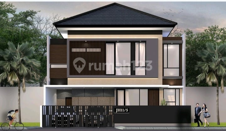 Dijual Rumah Brand New Modern Tropical House di Kucica Bintaro Sektor 9