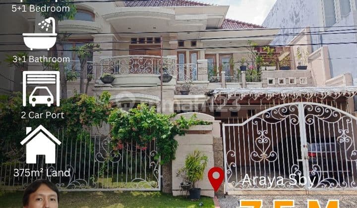 Dijual Rumah Mewah Araya Lokasi Premium