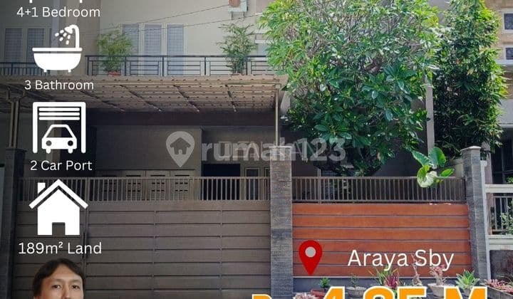 Dijual Rumah Mewah Araya 1 Lokasi Premium