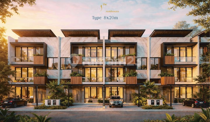 Cicil 93 Juta atau 8,6M Rumah 8X20 Peninsula Residence Depan Pantai Pasir Putih Pik2