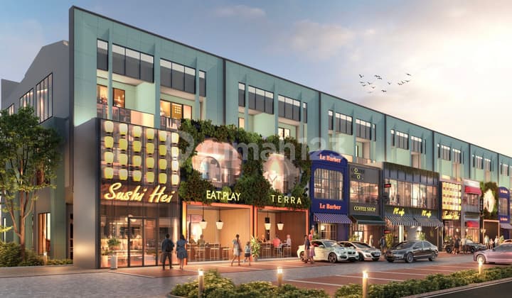 Jual Cicil 75 Juta atau 7,9M Rukan Marina Pasir Putih Safari Hadap Mangroove Hoek Pik2 - Sell Shop House Marina Pasir Putih Safari 4,5X20 3 Floor View Mangroove Corner Pik 2