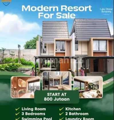 Rumah Murah 2 Lantai Full Bata Merah Tanpa Dp