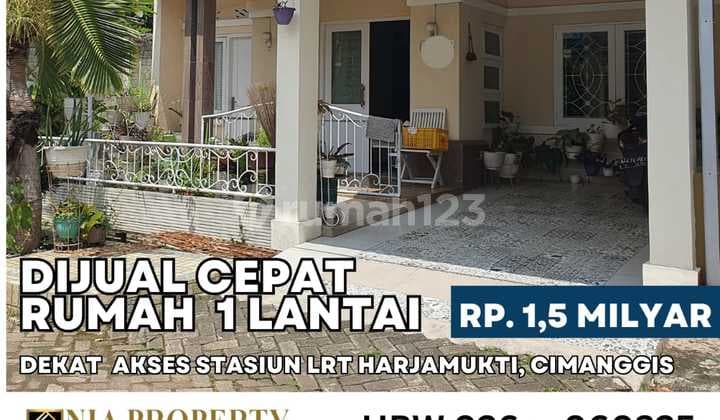 Termurah : Rumah 1 Lantai Dekat LRT Harjamukti, Depok Cibubur