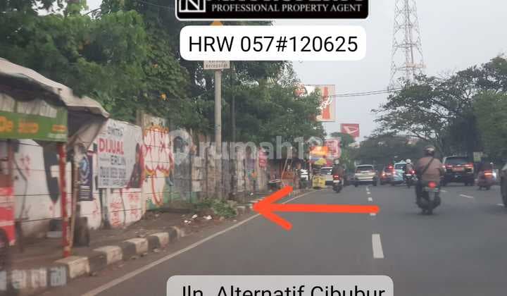 Dijual Cepat : Tanah Kavling 3.081 M² di Jl. Alternatif Cibubur