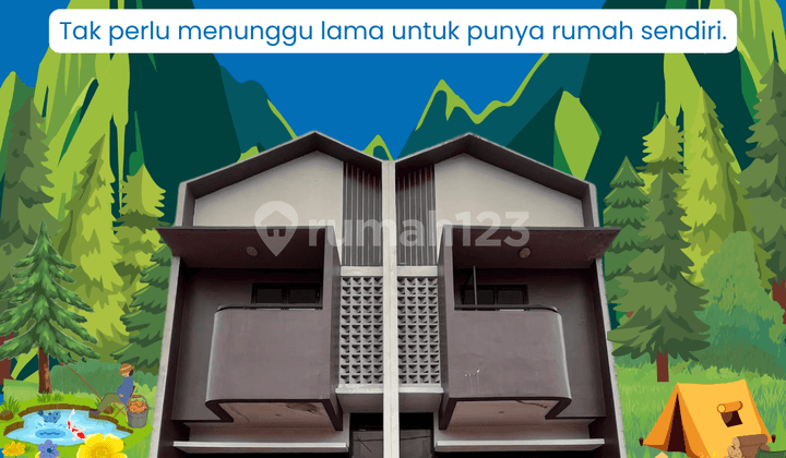 Rumah 750 Juta Akses Stasiun & Angkot Depan Lokasi