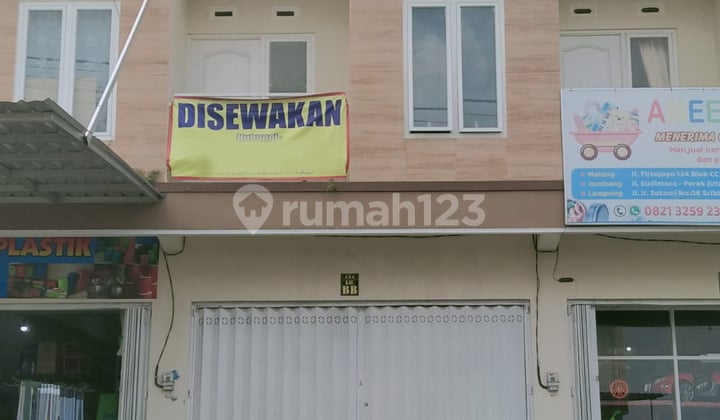 Dijual Ruko di Jl. Tirto Joyo Kota Malang
