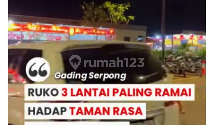 Kesempatan Emas! Ruko Strategis 3 Lantai di Jantung Gading Serpong