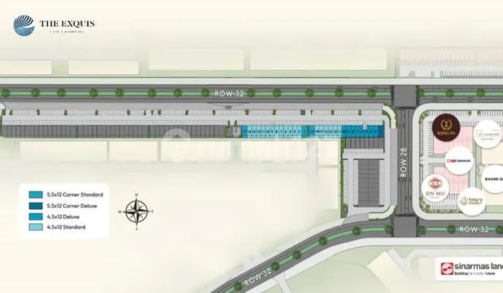Dikelilingi Hunian Termewah Bisnis Modern di Pusat BSD Ruko Terbaru Exquis Commercial Terbaru
