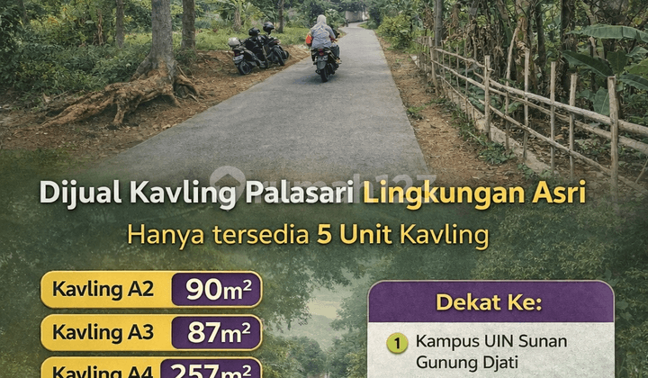 Kavling Cigagak Bandung 4 Menit ke Krida Nusantara & Sman 26