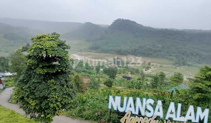 Tanah Murah Ditengah Kawasan Wisata Alam dengan View Pegunungan