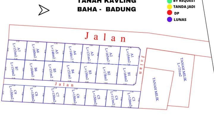 Tanah Kavlingan Siap Bangun - Lokasi Strategis, Legalitas Aman
