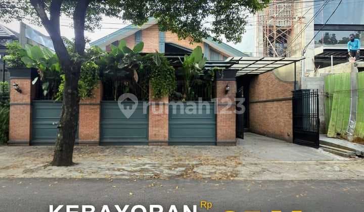 Dijual Rumah Tempat Usaha Kebayoran Baru Area