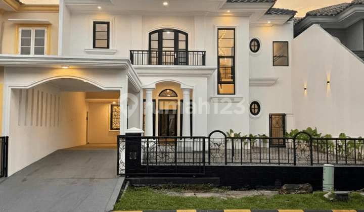 Rumah Mewah Furnished Baru Renov di Puspita Loka Bsd | 2 Lantai | Lt 240 | Siap Huni