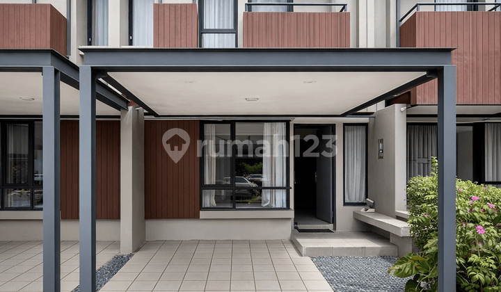 Rumah Modern Full Furnished di Tabebuya Bsd - Cluster Invensihaus, Siap Huni & Strategis