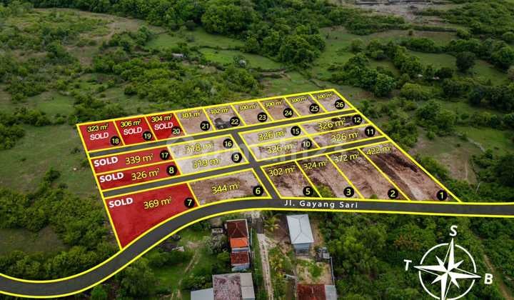 Tanah Kavling Premium 9 Menit ke Gunung Payung Beach Bali