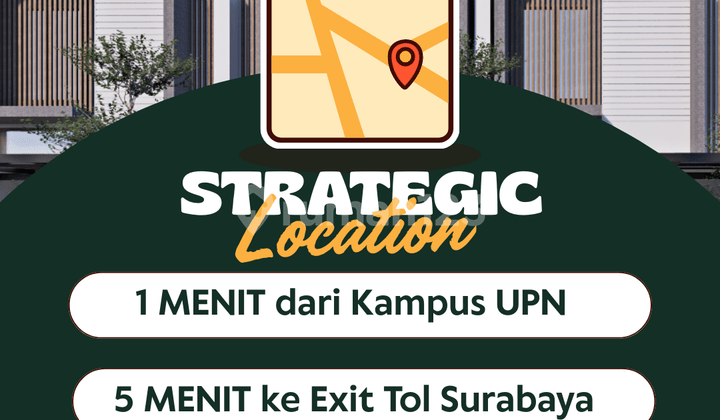 Rumah Kos Konsep Co Living di Area Kampus Upn