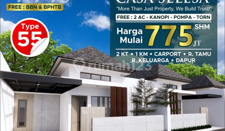 Rumah Strategis Pesan Bangun di Godean Dekat Polsek