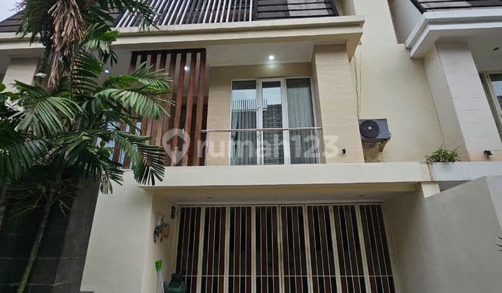 3-Story House with Private Pool in Kemang Utara, South Jakarta, Wide Road for 2 Cars