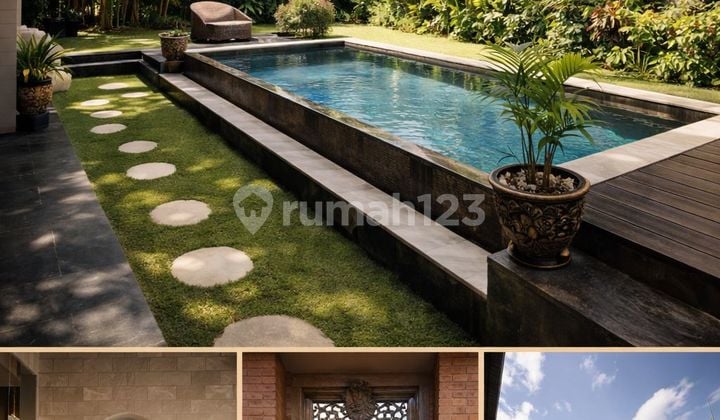 Villa Modern dengan Pemandangan Sawah di Canggu