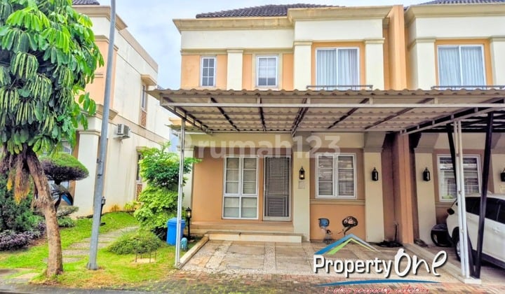 For Sale 2-Story Fully Furnished House in a Strategic Location at Alegria Park, Close to Rawa Buntu KRL Access and BSD Toll Road