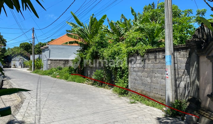 Tanah Sewa di Jalan Penyaringan Sanur 24 Tahun